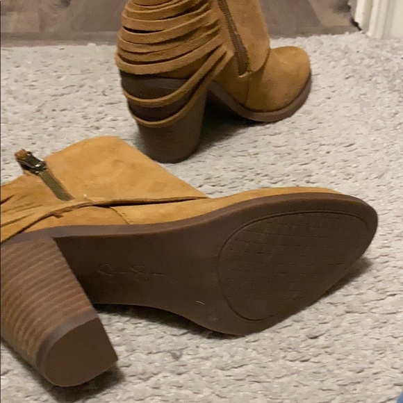 Jessica Simpson leather booties - Picture 3 of 4